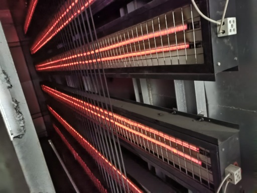 Infrared Heaters, IR heaters for lamination, coating machines.